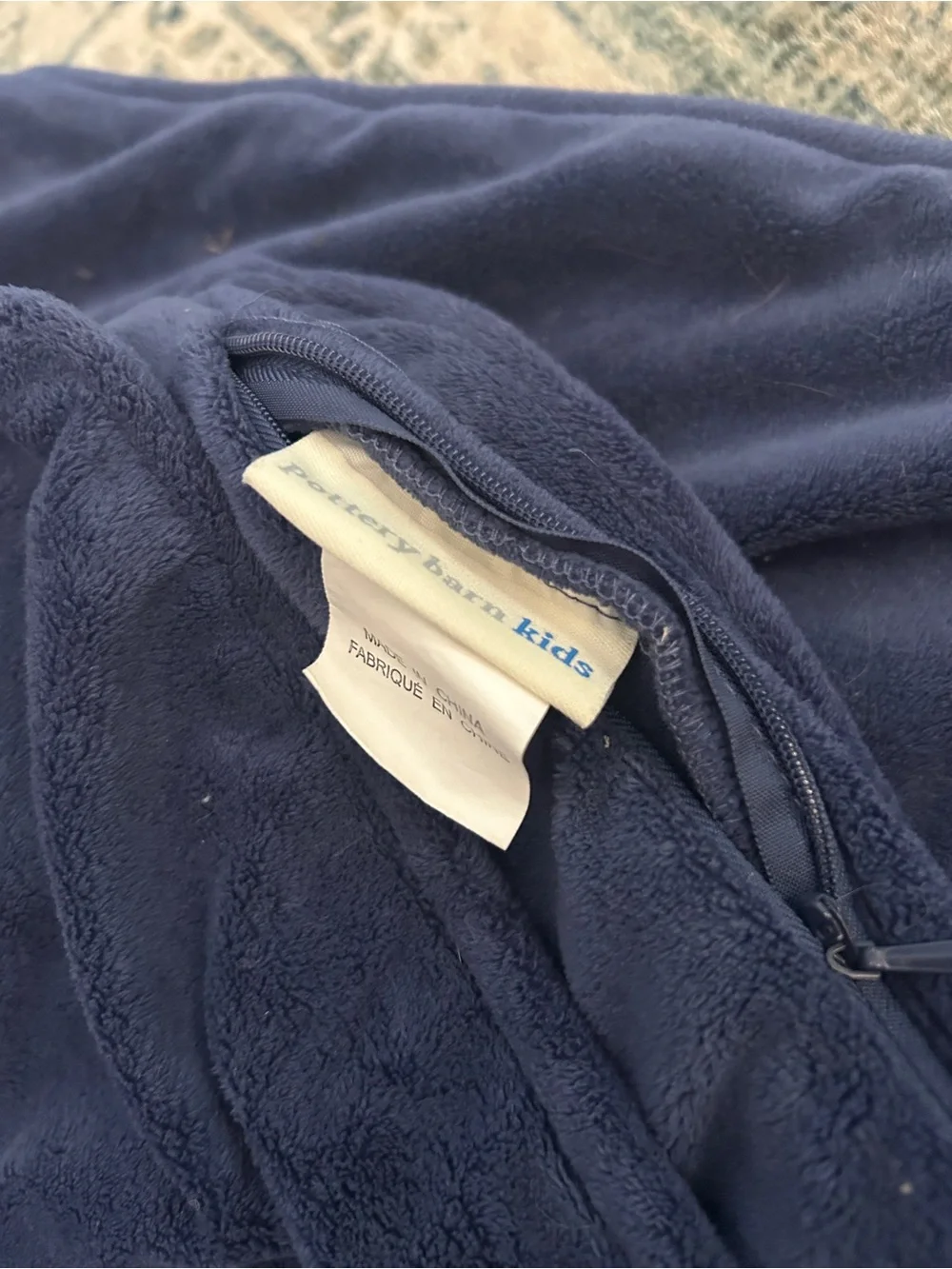 Pottery Barn Kids navy blue